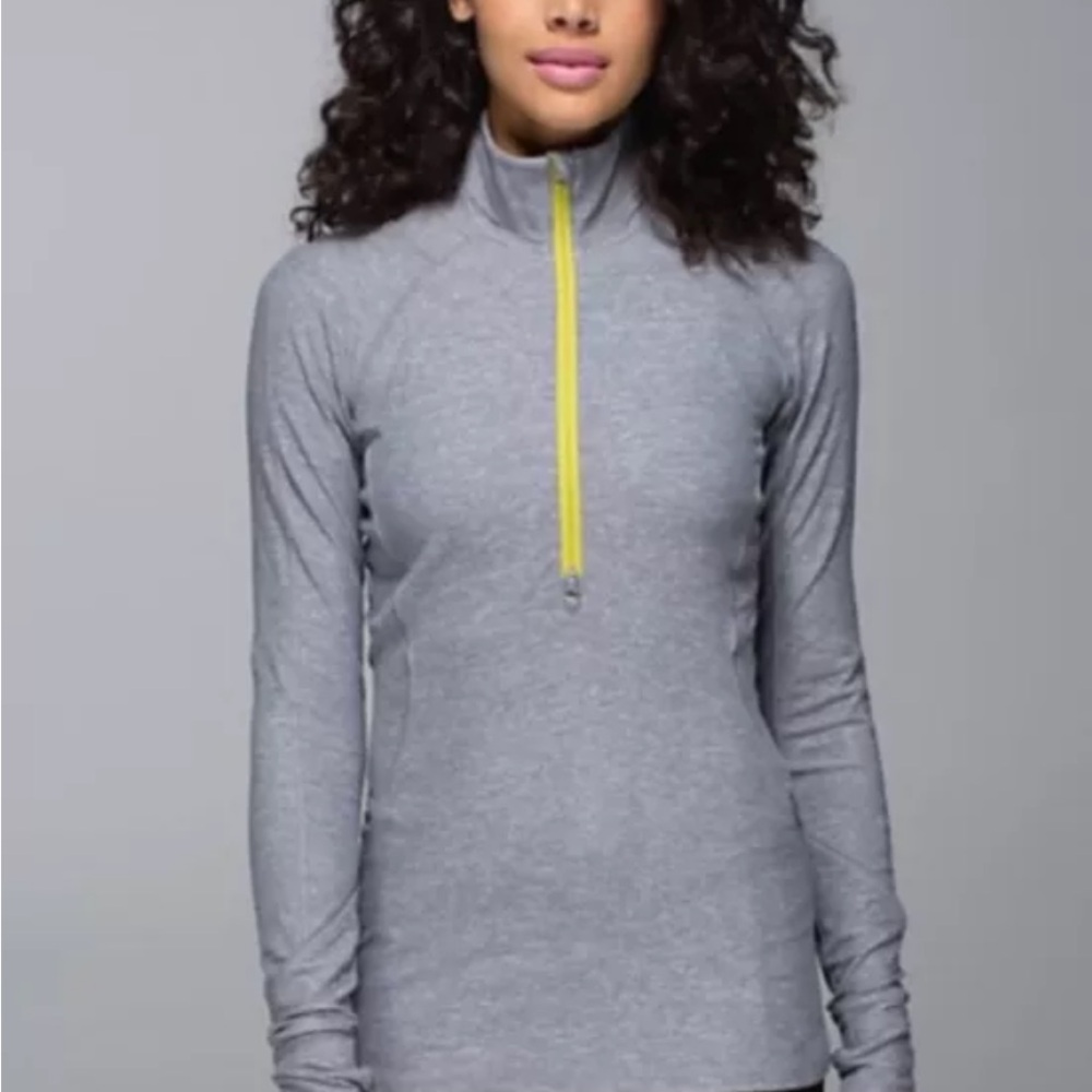 Lululemon Race Your Pace 1/2 Zip Sz 8